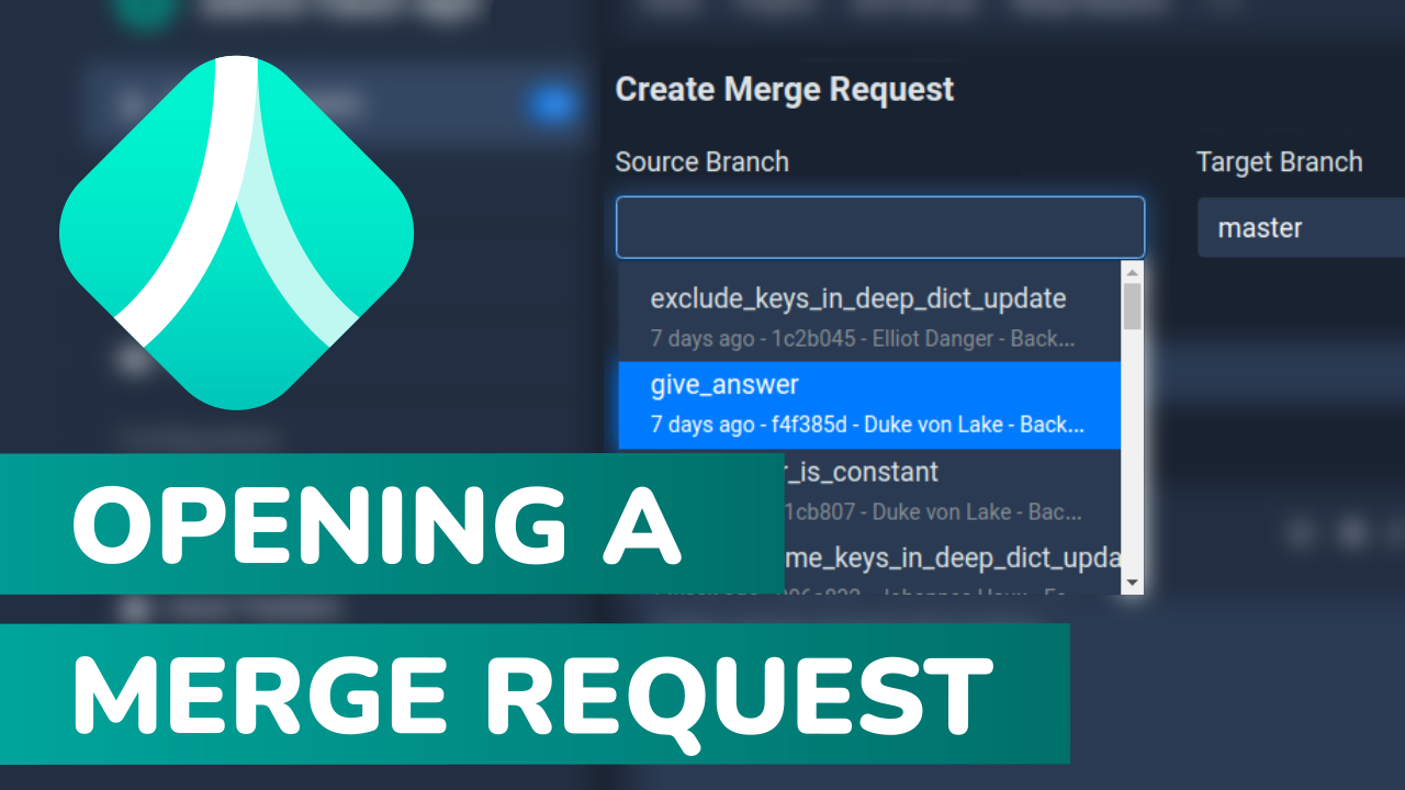 MergeBoard - Opening A Merge Request