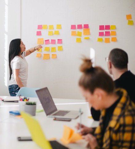 People participating in a workshop